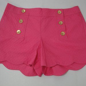 SOUTHERN TIDE Shorts 4 Pink Nautical Scallop